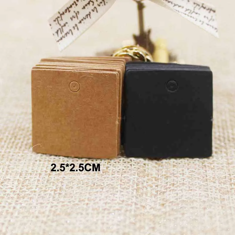 100pcs 2.5*2.5cm Small Size sq - Kraft Hang Tag recension och pris