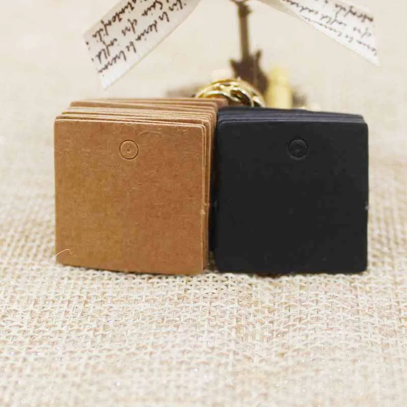 100pcs 2.5*2.5cm Small Size sq - Kraft Hang Tag recension och pris