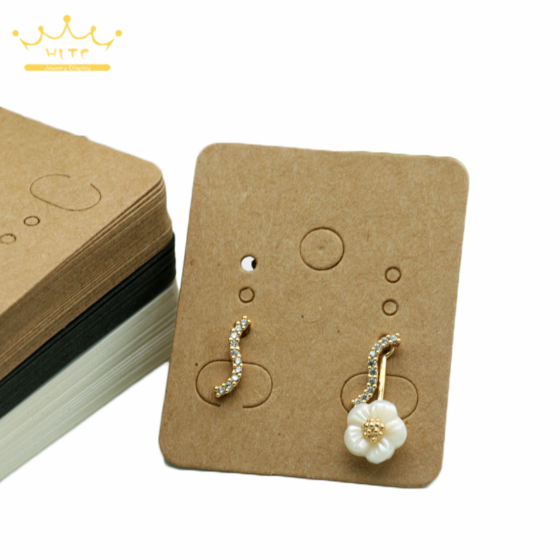 Kraft Paper Ear Stud Hang Tag  - Kraft Hang Tag recension och pris