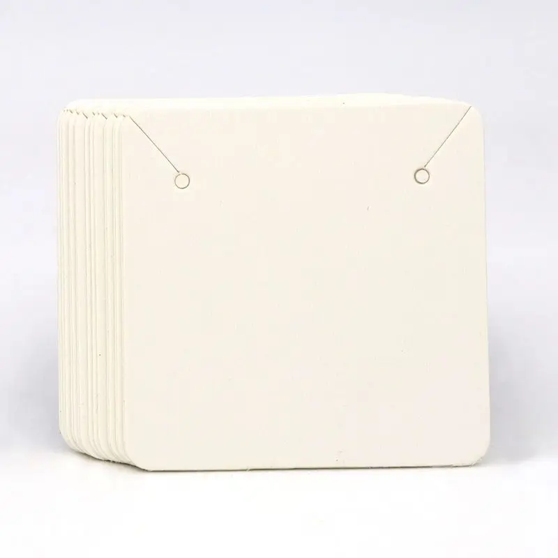 50PCS 5x5cm Blank Kraft Paper  - Kraft Hang Tag recension och pris