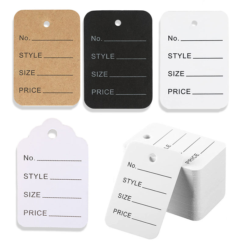 100pcs/lot 3.5x5cm Price Tags  - Kraft Hang Tag recension och pris