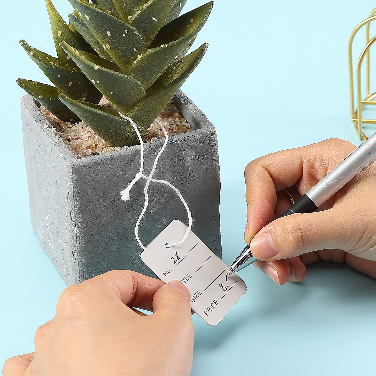 100pcs/lot 3.5x5cm Price Tags  - Kraft Hang Tag recension och pris
