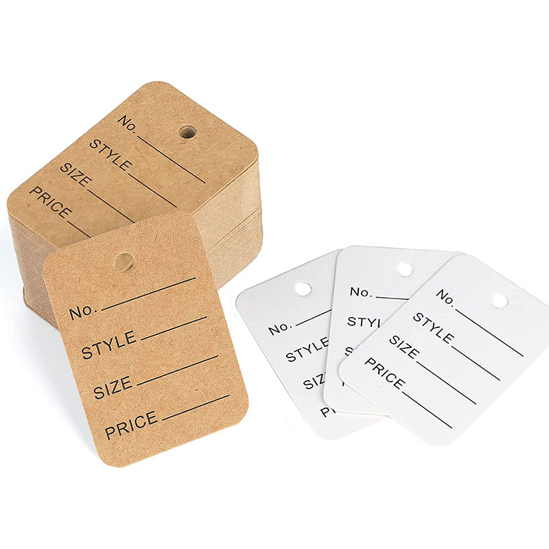 100pcs/lot 3.5x5cm Price Tags  - Kraft Hang Tag recension och pris
