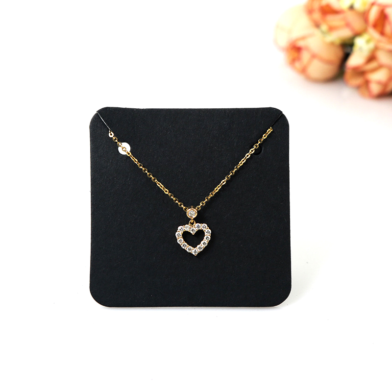 50PCS 5x5cm Blank Kraft Neckla - Kraft Hang Tag recension och pris