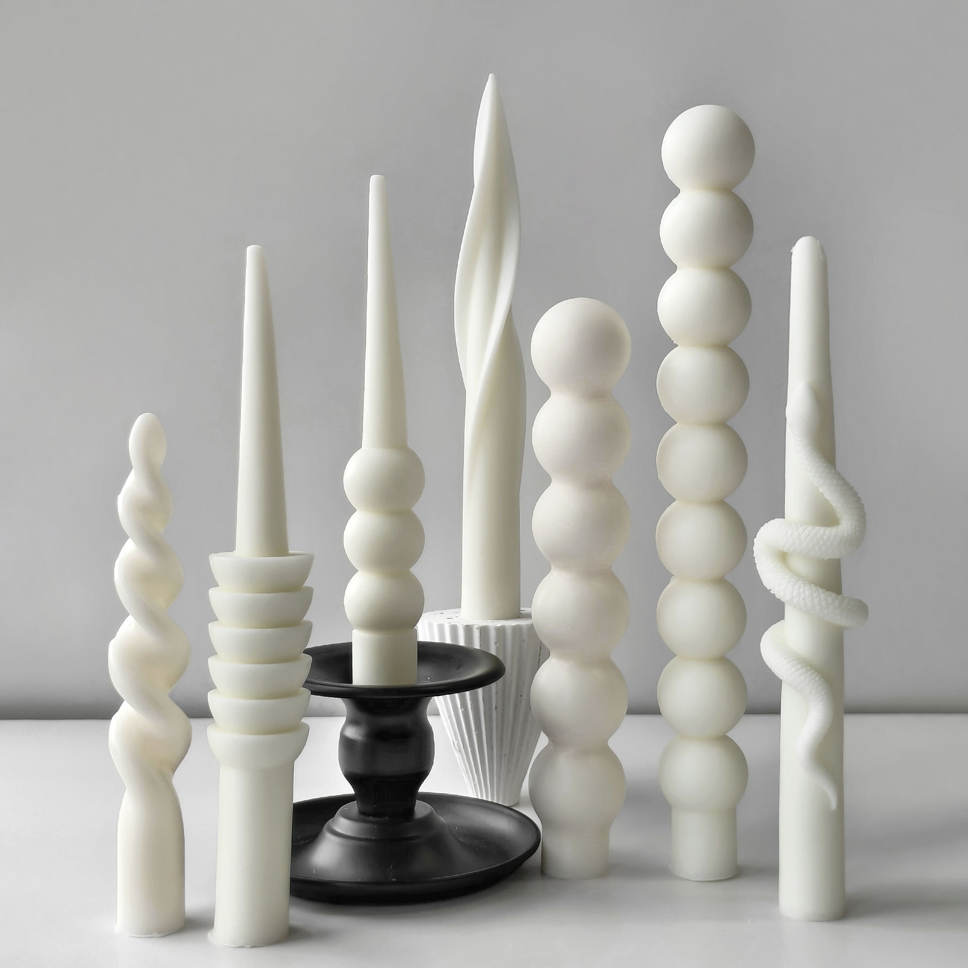 Geometric Long Rod Candle Mold - Candle Supplies Shop recension och pris