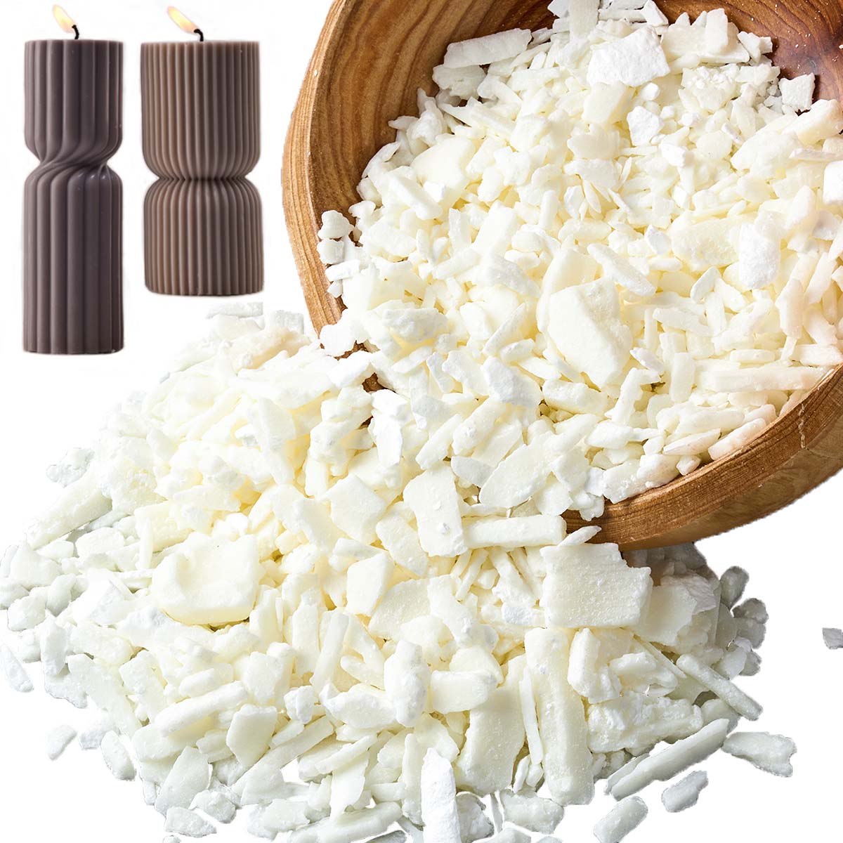 1 Pounds Pure White Soy Wax Fo - Candle Supplies Shop recension och pris