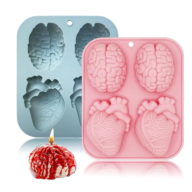 Human Brain And Heart Silicone - Candle Supplies Shop recension och pris