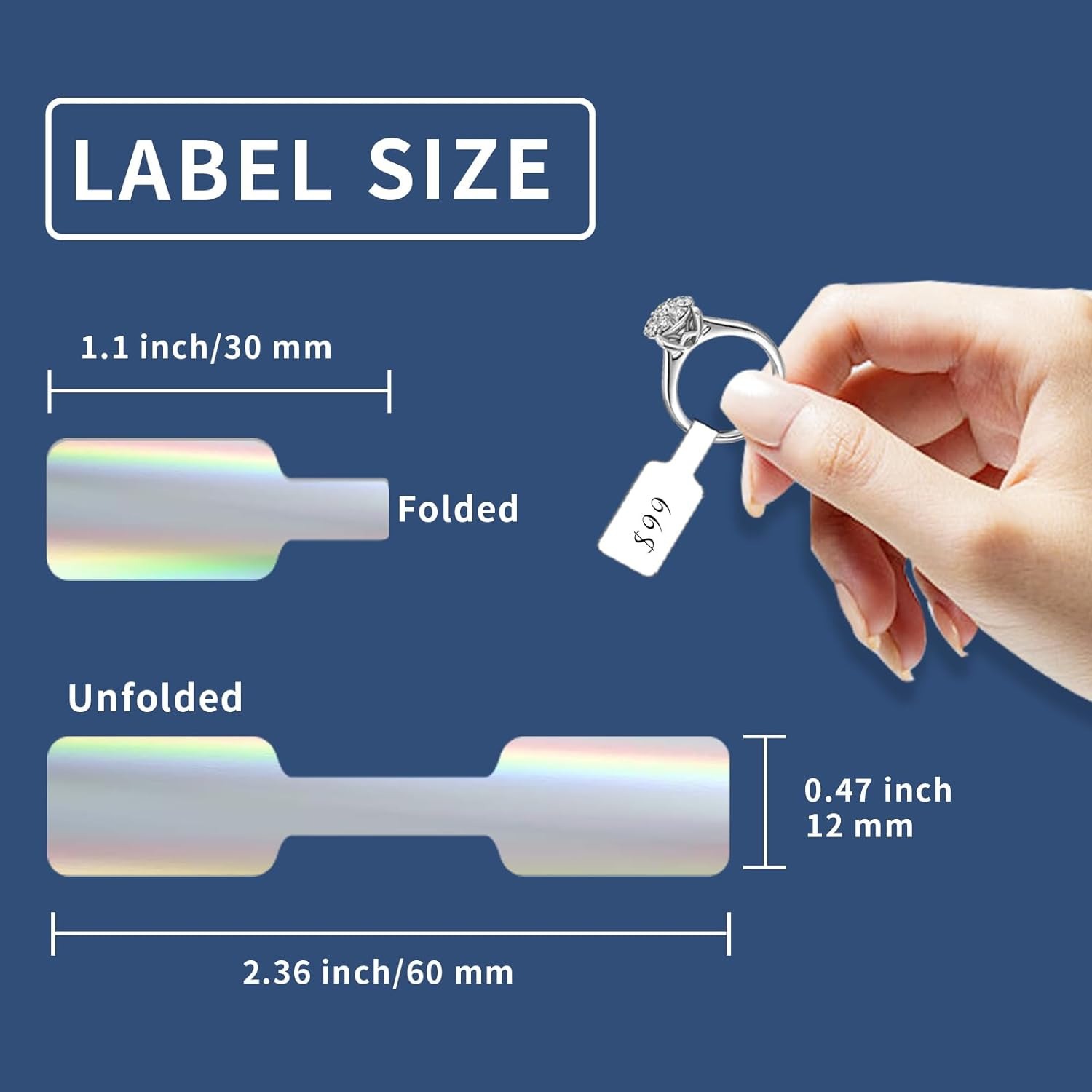 500pcs/roll Blank Paper Price  - Kraft Hang Tag recension och pris