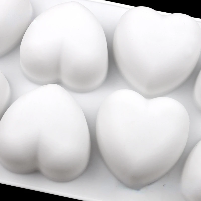 Love Heart Silicone Soap Mold  - Candle Making Supplies For Beginners recension och pris