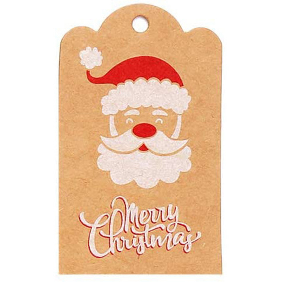 Merry Christmas Tags Kraft Pap - Kraft Hang Tag recension och pris