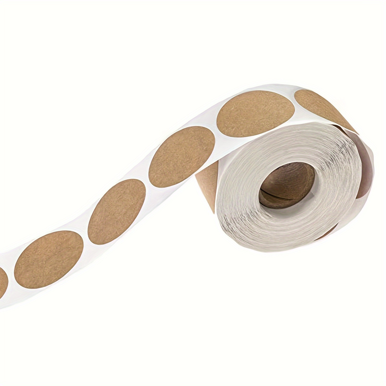 1-5 Roll 2.5cm Kraft Round Sel - Kraft Hang Tag recension och pris