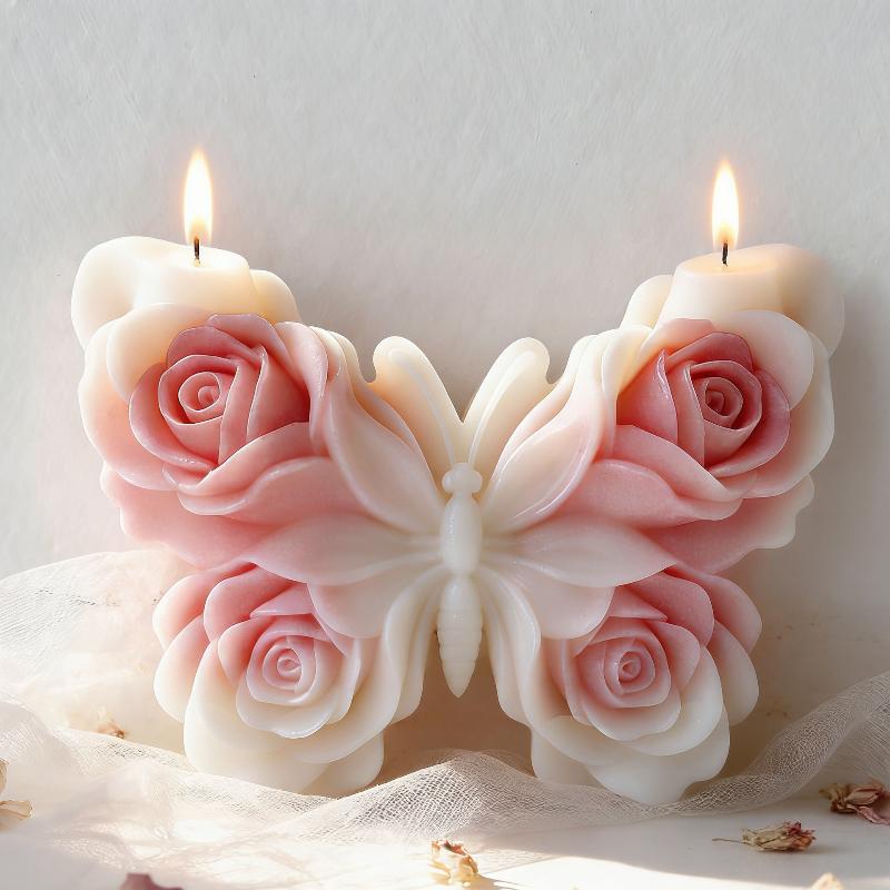 DIY Rose Butterfly Form Silico - Candle Supplies Shop recension och pris