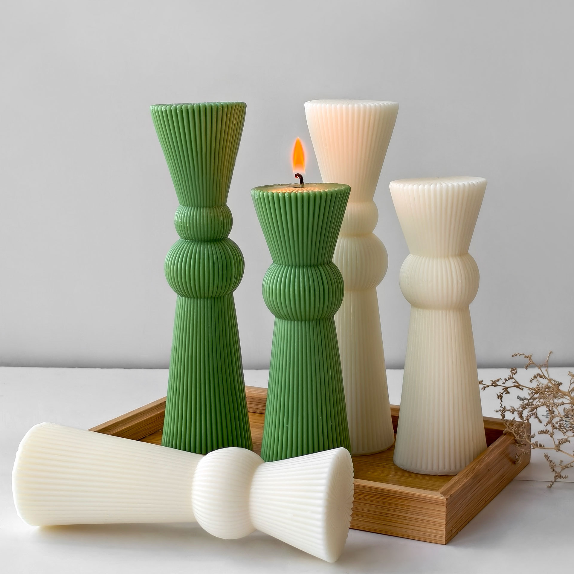 DIY Long Rod Striped Pillar Ca - Candle Supplies Shop recension och pris