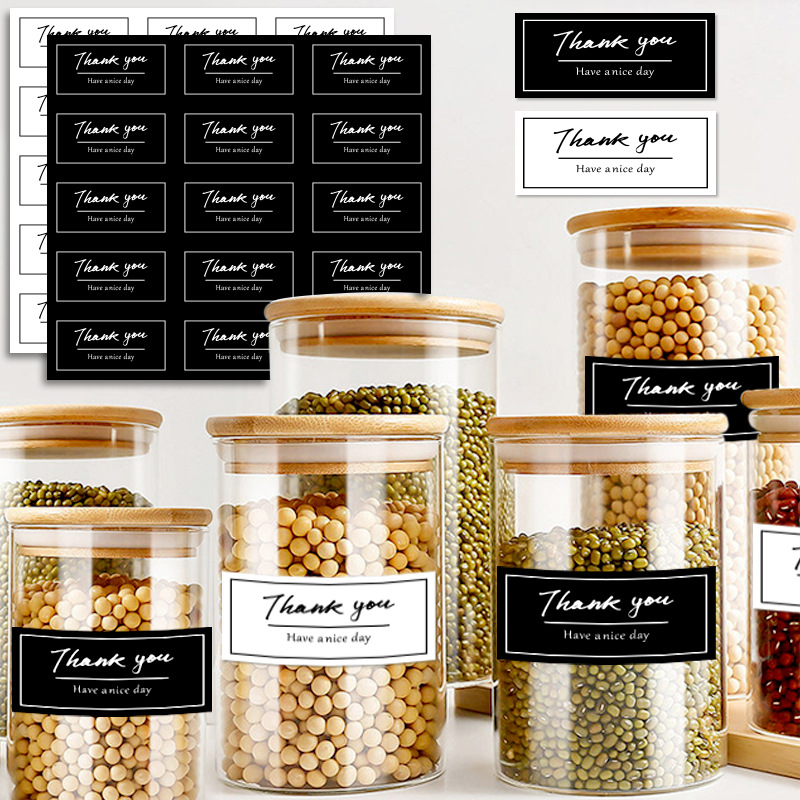 150pcs Thank You Label Sticker - Kraft Hang Tag recension och pris