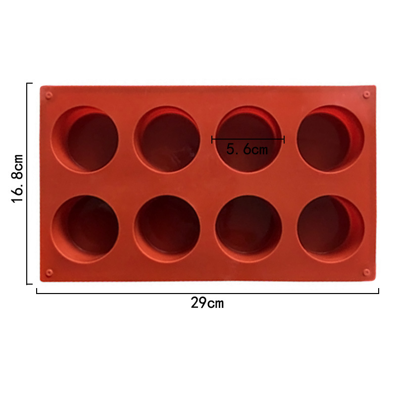 Round Silicone Soap Mold DIY H - Candle Making Supplies For Beginners recension och pris